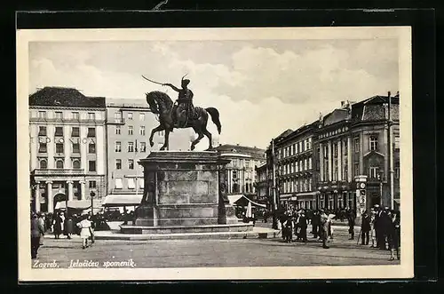 AK Zagreb, Jelacicev spomenik