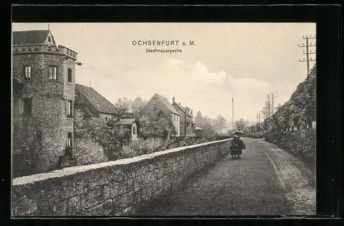 AK Ochsenfurt a. M., Stadtmauerpartie