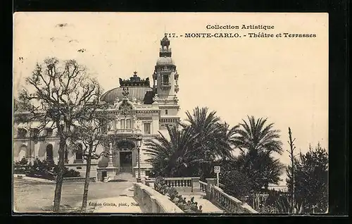 AK Monte Carlo, Théâtre et Terrasses