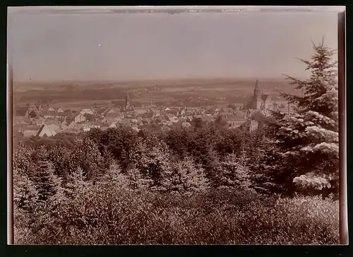 Fotografie Brück & Sohn Meissen, Ansicht Kamenz, Panorama vom Hutberghotel gesehen