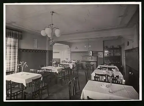 Fotografie Brück & Sohn Meissen, Ansicht Frankenberg, Vereinszimmer Sommerfrische Lützelhöhe