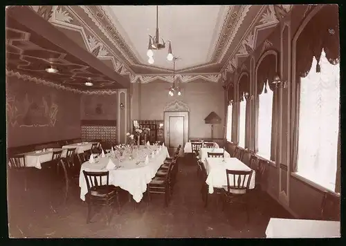 Fotografie Brück & Sohn Meissen, Ansicht Meissen, Festsaal im Hotel Blauer Stern