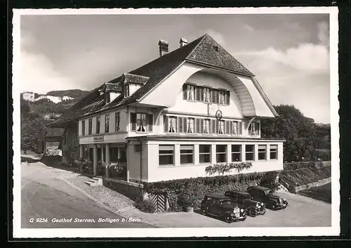 AK Bollingen b. Bern, Gasthof zum Sternen in der Strassenansicht