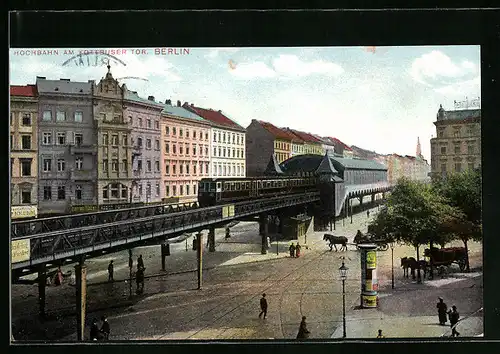 AK Berlin, Hochbahn am Kottbuser Tor