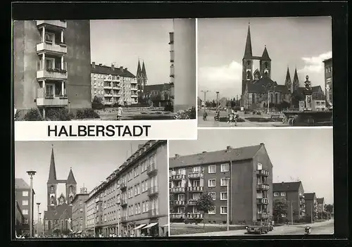 AK Halberstadt, Lindenweg-Fischmarkt-Breiteweg, Clara-Zetkin-Ring