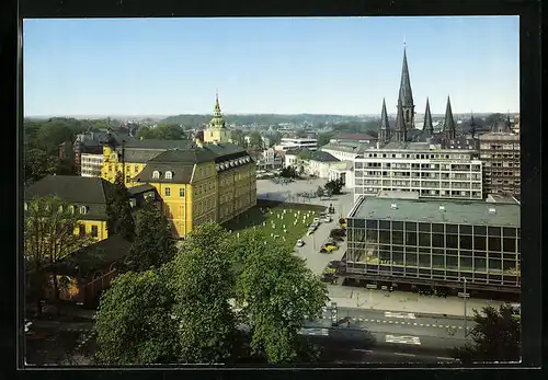 AK Oldenburg i. Old., Blick auf das Stadtzentrum