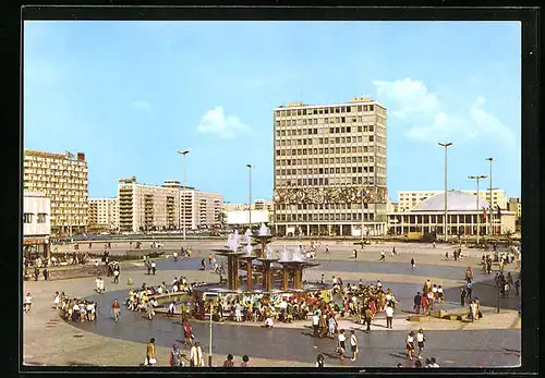 AK Berlin, Blick auf den Alexanderplatz