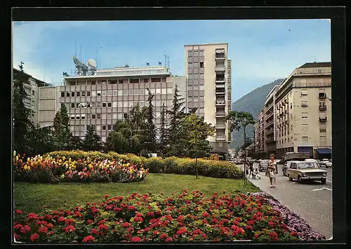 AK Bozen, Mazzini-Platz und Gebäude des Italienischen Rundfunks