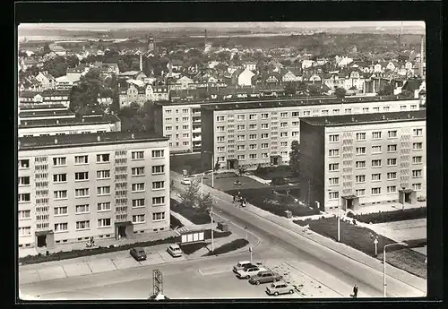 AK Zeitz-Ost, Blick vom Zwillings-Wohnhochhaus