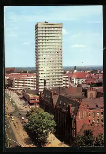 AK Frankfurt /Oder, Blick vom Hochhaus Gubener Strasse
