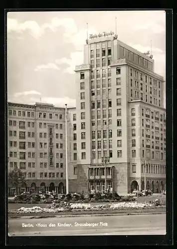 AK Berlin, Haus des Kindes, Strausberger Platz