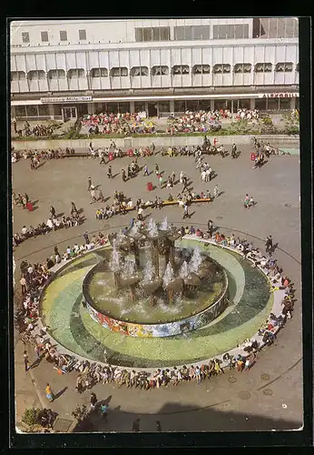 AK Berlin, Brunnen auf dem Alexanderplatz