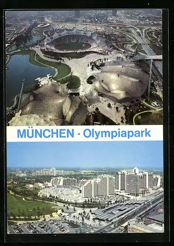 AK München, Olympiapark und Olympisches Dorf