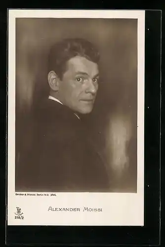 AK Schauspieler Alexander Moissi von der Seite