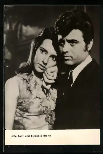 AK Schauspieler Littie Tony und Eleonora Brown in schwarzweiss fotografiert