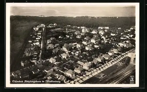 AK Kühlungsborn i. Mecklenburg, Fliegeraufnahme des Ortes
