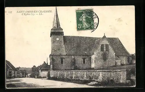 AK Saint-Omer-en-Chausée, L`Eglise
