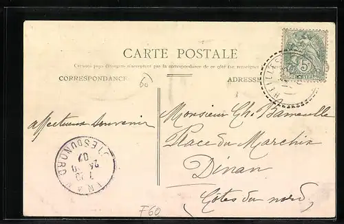 AK Beauvais, Vue generale, prise auf Faubourg St-Jean