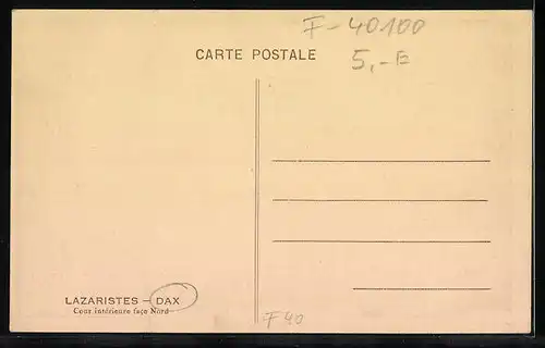 AK Dax, Lazaristes, Cour interieure face Nord