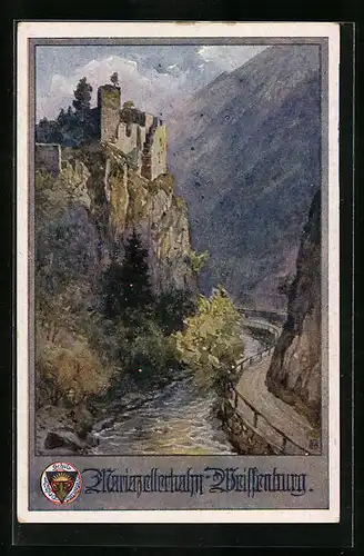 AK Deutscher Schulverein Nr. 712: Mariazellerbahn, Schloss Weissenburg