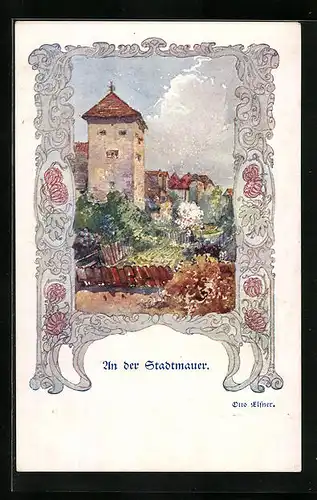 AK Deutscher Schulverein Nr. 1241: An der Stadtmauer