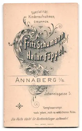 Fotografie Fritz Schumann Nachf., Annaberg i. S., Johannisgasse 5, Junger Mann im Mantel