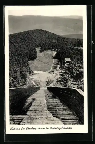 AK Braunlage /Oberharz, Blick von der Wurmbergschanze