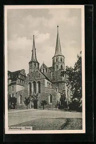 AK Merseburg, Dom mit Vorplatz