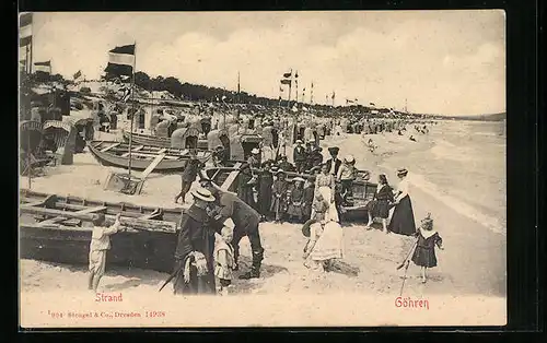 AK Göhren, Partie am Strand