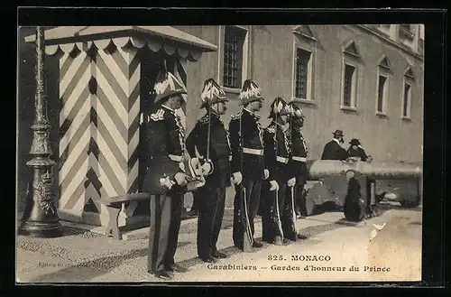 AK Monaco, Carabiniers - Gardes d`honneur du Prince
