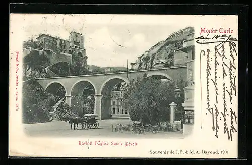 AK Monte-Carlo, Ravinet l`Eglise Sainte Dévote