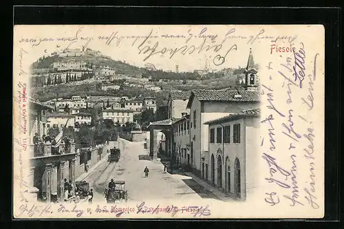 AK Fiesole, S. Domenico, Panorama di Fiesole