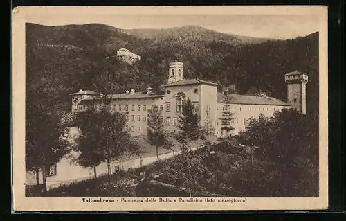 AK Vallombrosa, Panorama della Badia e Paradisino