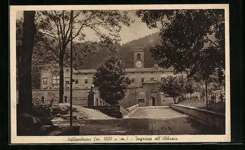 AK Vallombrosa, Ingresso all`Abbazia
