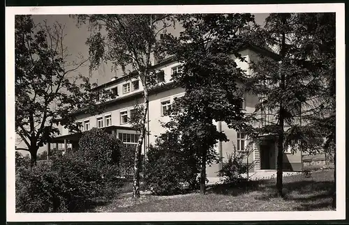 Fotografie Brück & Sohn Meissen, Ansicht Meissen i. Sa., Blick auf das Entbindungsheim Domprobstberg