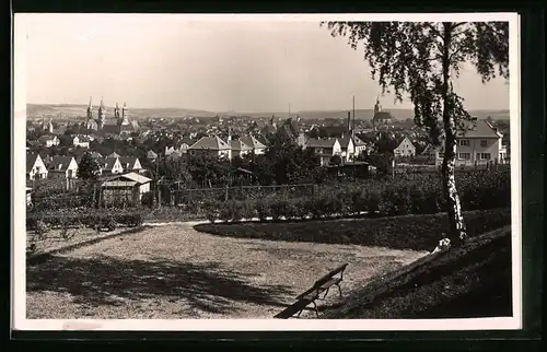 Fotografie Brück & Sohn Meissen, Ansicht Naumburg / Saale, Blick auf die Stadt