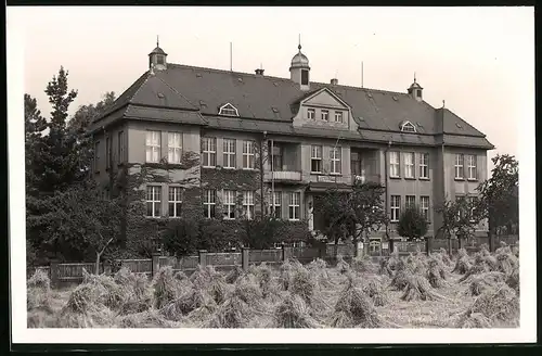 Fotografie Brück & Sohn Meissen, Ansicht Pulsnitz, Blick auf das Stadtkrankenhaus