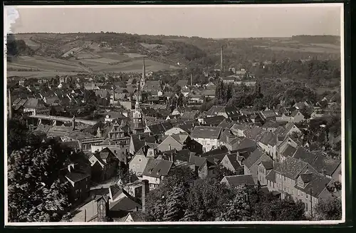 Fotografie Brück & Sohn Meissen, Ansicht Camburg / Saale, Blick auf die Stadt