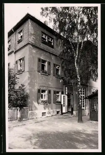 Fotografie Brück & Sohn Meissen, Ansicht Bad Lausick, Partie am Bethlehemstift