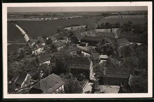 Fotografie Brück & Sohn Meissen, Ansicht Staucha i. Sa., Blick vom Kirchturm auf die Stadt
