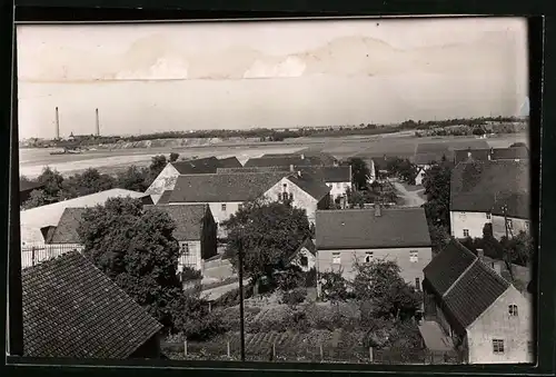 Fotografie Brück & Sohn Meissen, Ansicht Schänitz a. Elbe, Teilansicht der Ortschaft