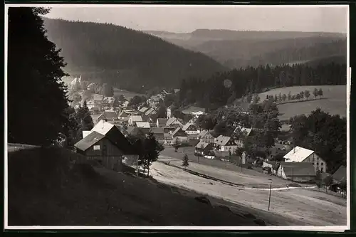 Fotografie Brück & Sohn Meissen, Ansicht Wildenthal, Gesamtansicht der Ortschaft