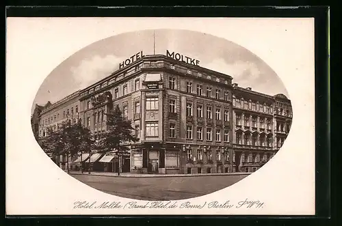 AK Berlin, Hotel Moltke in der Königgrätzerstrasse 103