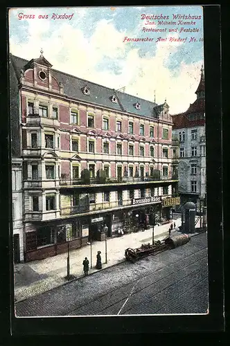 AK Rixdorf, Deutsches Wirtshaus, Restaurant und Festsäle
