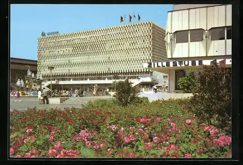 AK Berlin, Centrum-Warenhaus und Restaurant Zillestube am Alexanderplatz