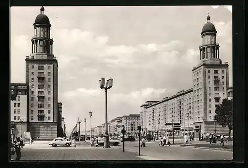 AK Berlin, Blick auf das Frankfurter Tor