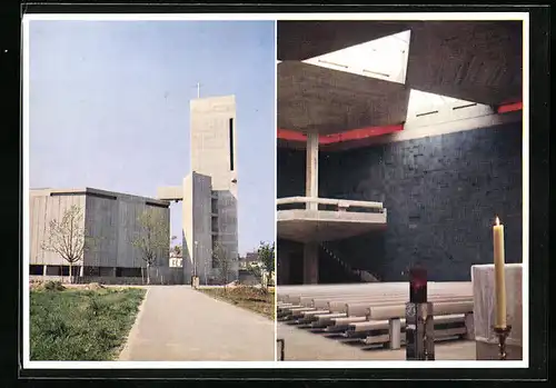 AK Karlsruhe-Aue, Kirche S. Johannes-Baptista