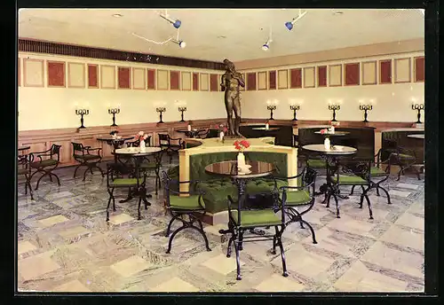AK Berlin, Palast der Republik, Innenansicht Weinstube