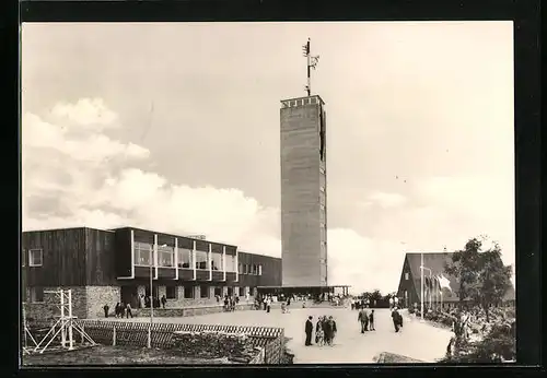 AK Oberwiesenthal /Erzgeb., HO-Gaststätte Fichtelberghaus