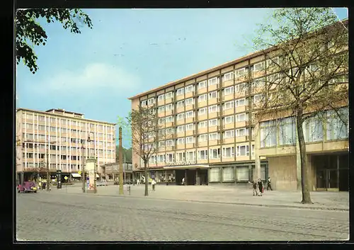 AK Karl-Marx-Stadt, Blick auf das Hotel Moskau